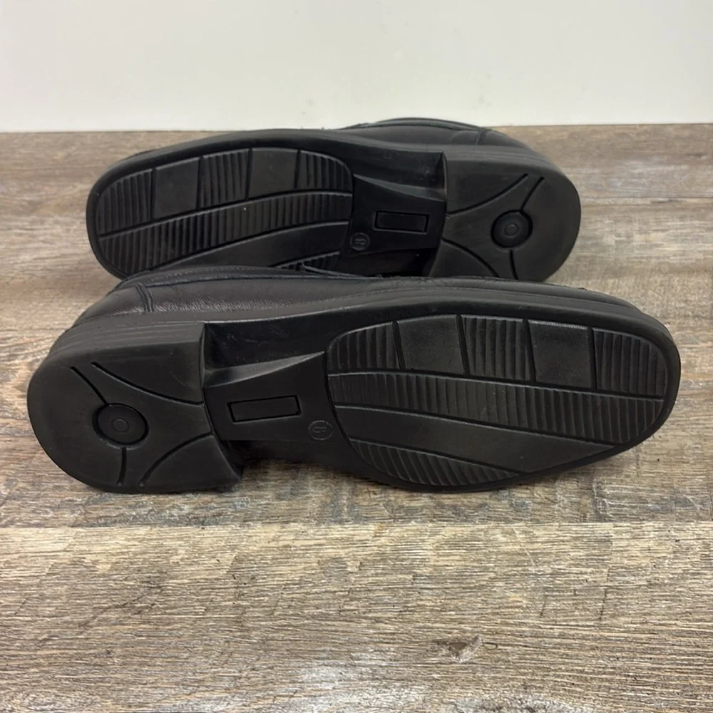 Jousen MY809  Men’s Black Slip On Loafers Size 8